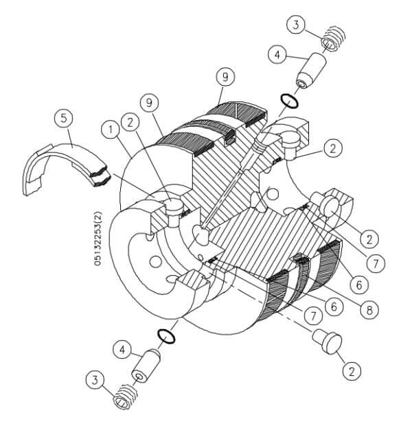 Hydraulic Piston Assembly 72101190