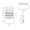 Watejet Machine Parts BV501184 Piston