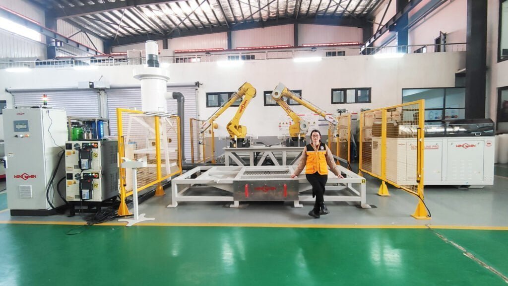 Fanuc Robot Waterjet Cutting Solution for car carpet cutting