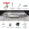 100hp high pressure waterjet pump for waterjet cutting machine